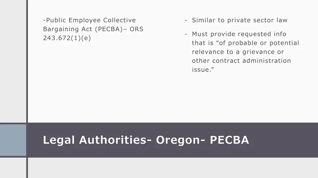 public employee collective bargaining act pecba