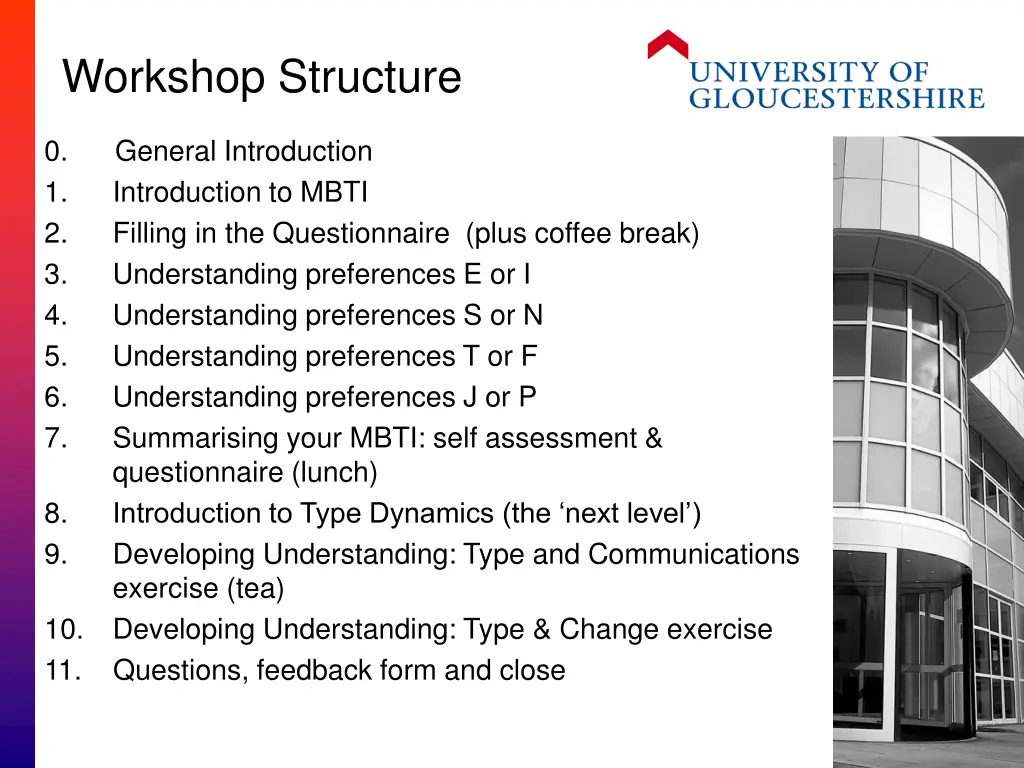 workshop structure