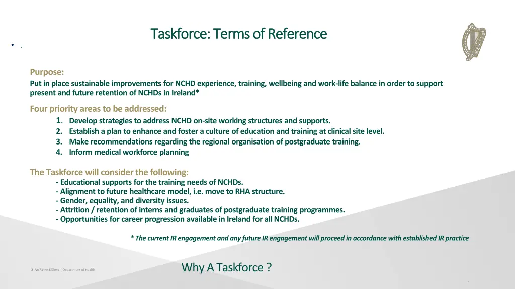 taskforce terms of reference taskforce terms