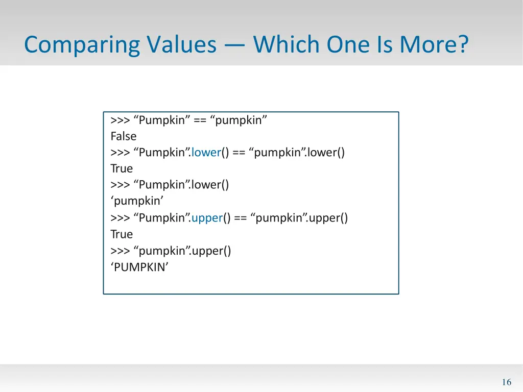comparing values which one is more 2