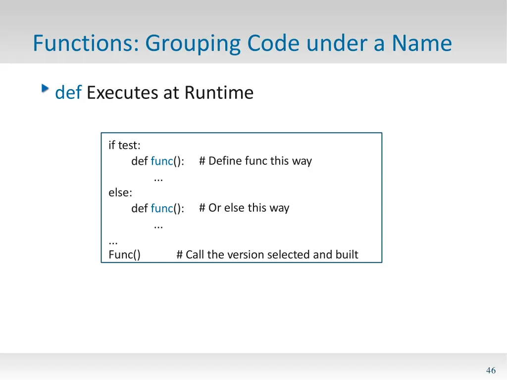 functions grouping code under a name 6