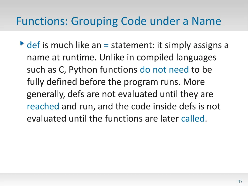 functions grouping code under a name 7