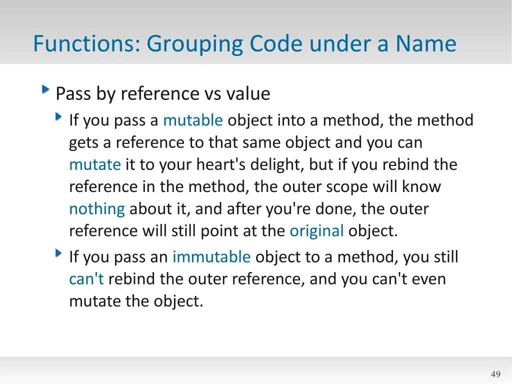 functions grouping code under a name 9