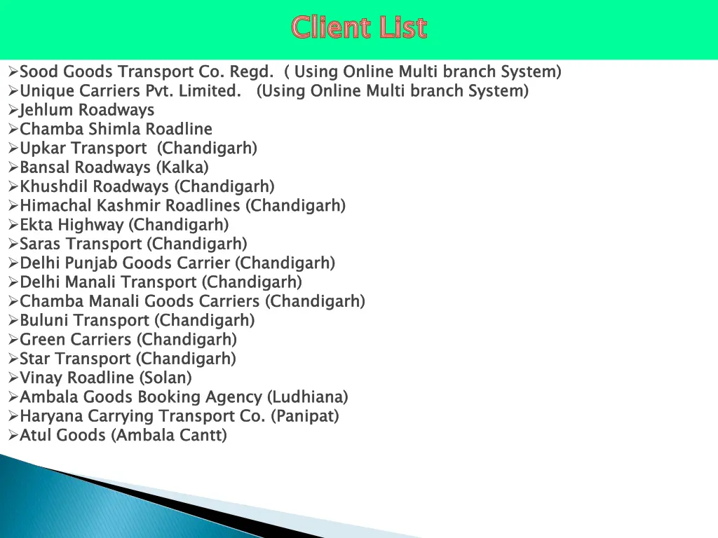 client