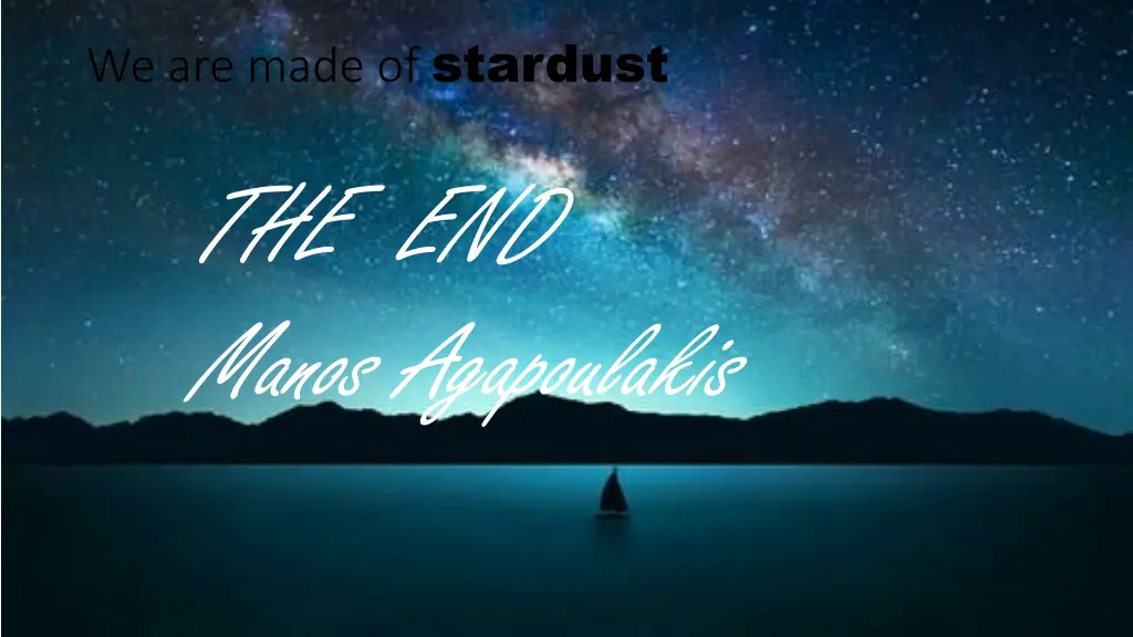 we are made of stardust 2