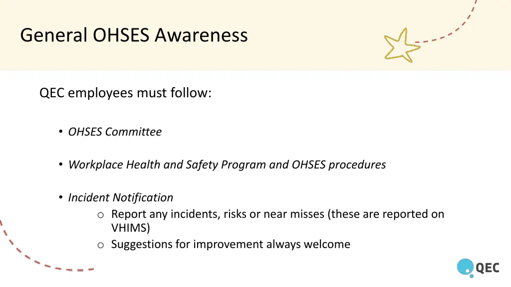 general ohses awareness