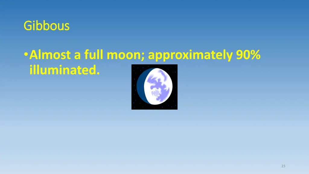 gibbous gibbous