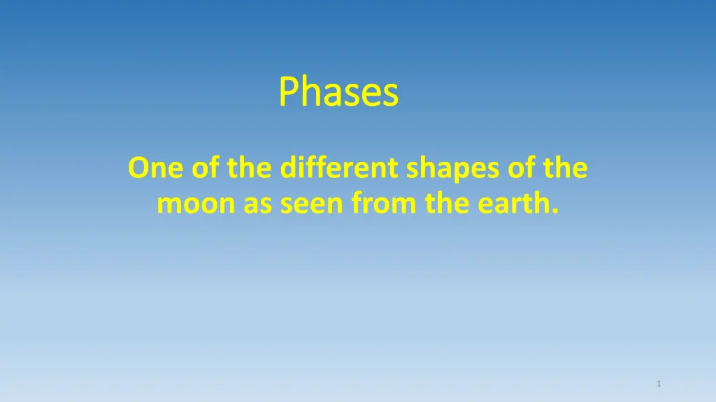 phases phases