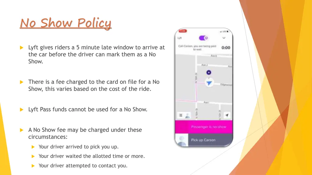 no show policy