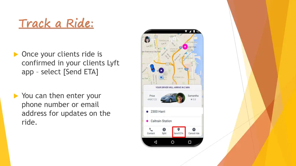 track a ride