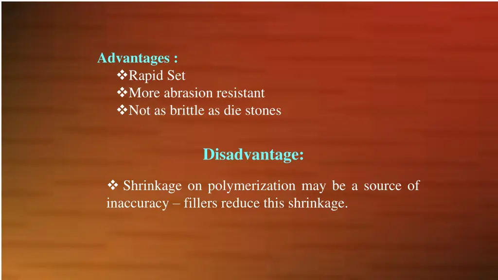 advantages rapid set more abrasion resistant