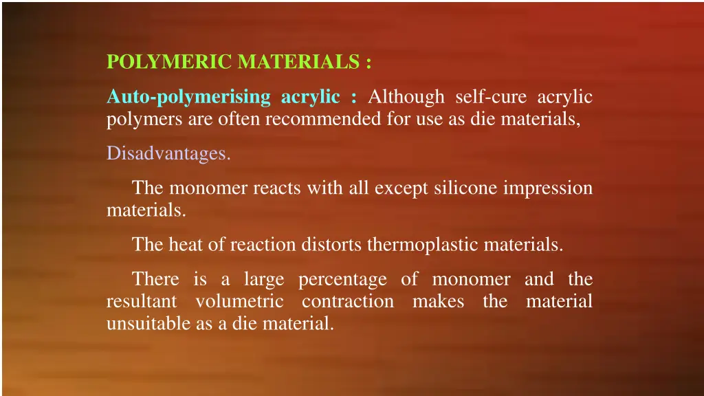 polymeric materials