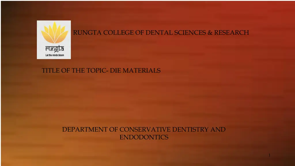 rungta college of dental sciences research