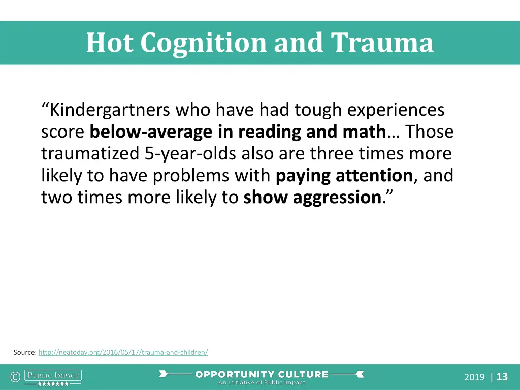 hot cognition and trauma
