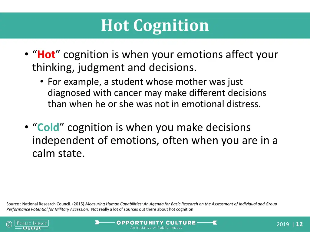 hot cognition