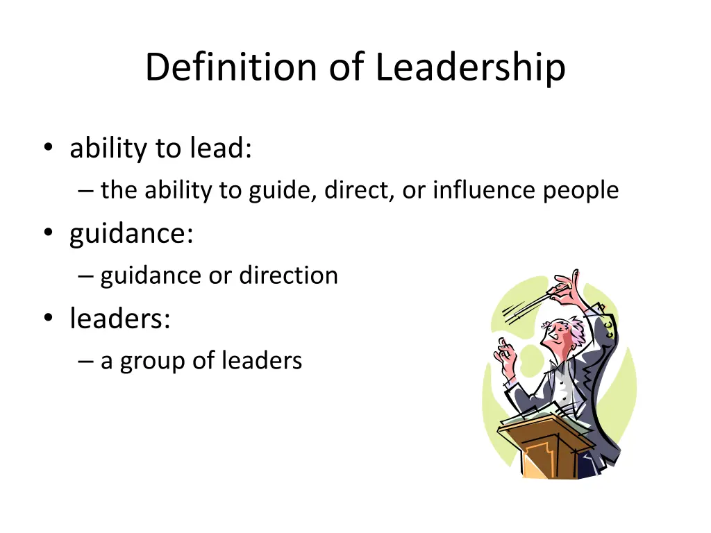 definition of leadership