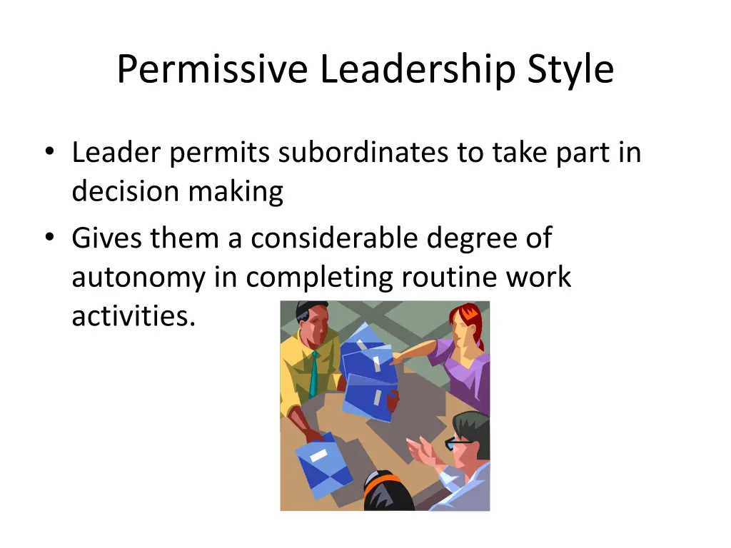 permissive leadership style