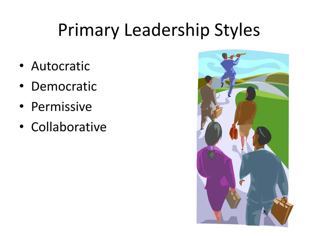 primary leadership styles