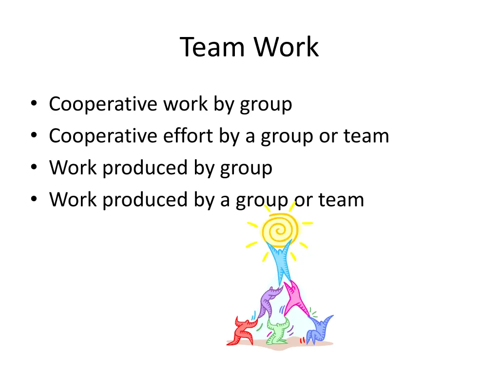team work