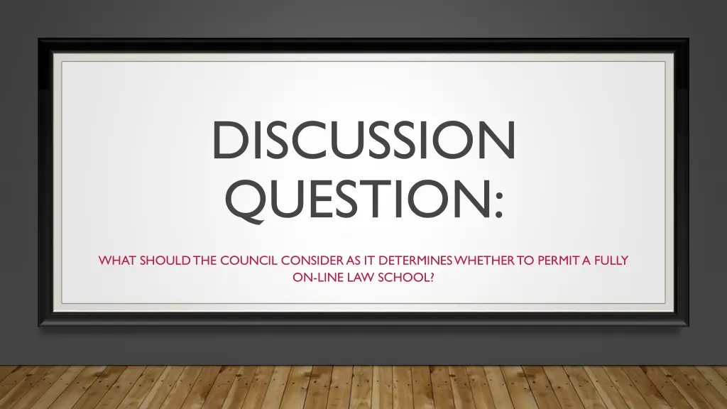 discussion question