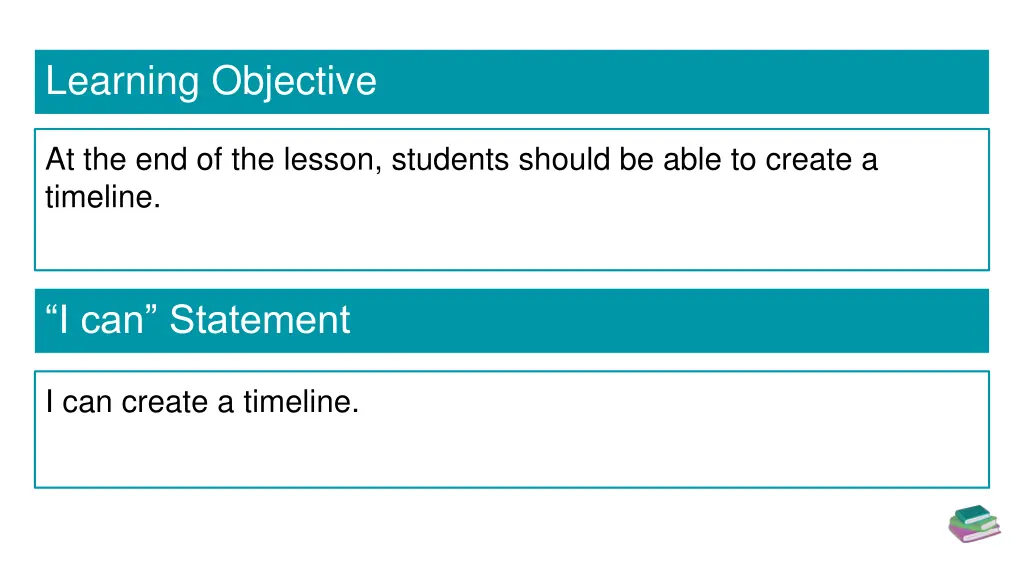 learning objective