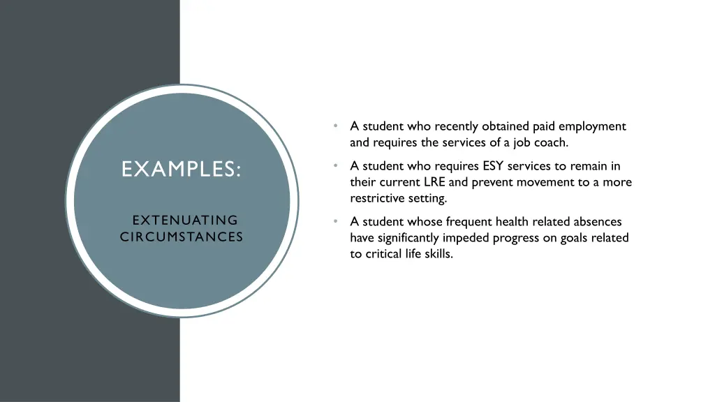 a student who recently obtained paid employment