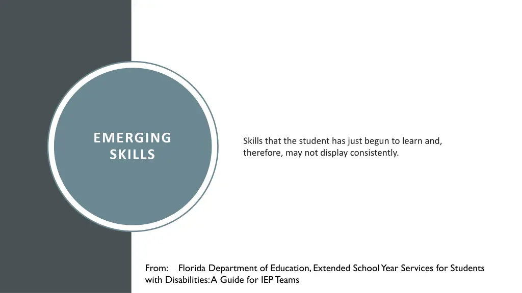 emerging skills