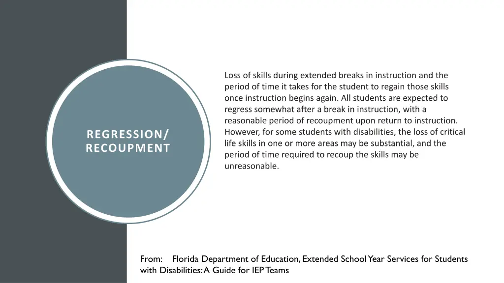 loss of skills during extended breaks