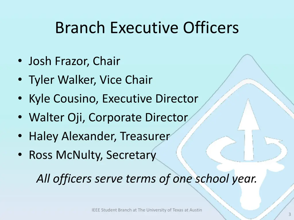 branch executive officers