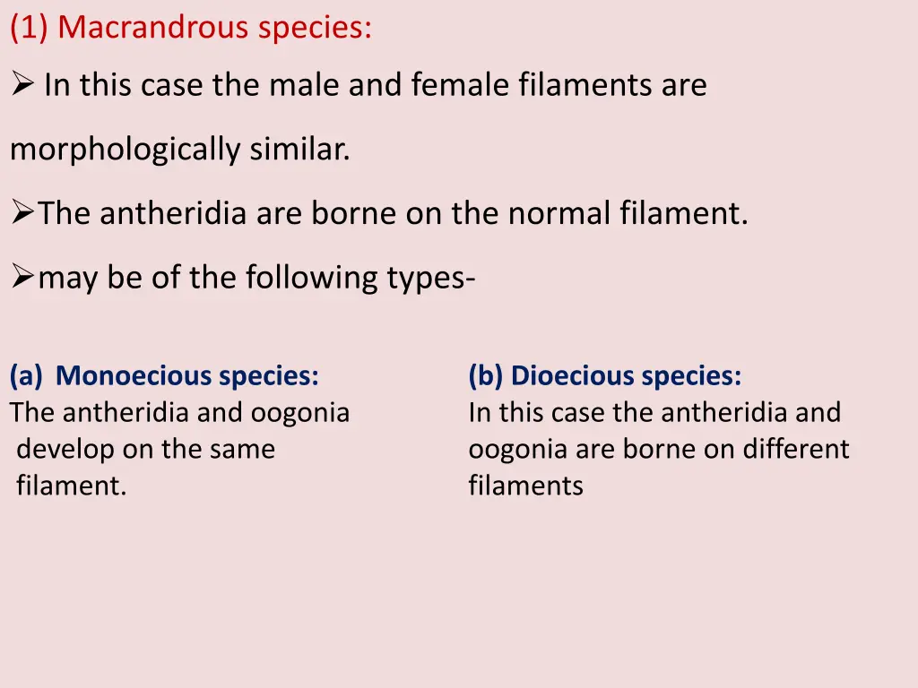 1 macrandrous species in this case the male