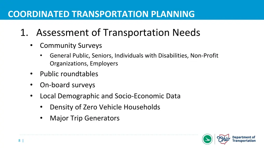 coordinated transportation planning 4