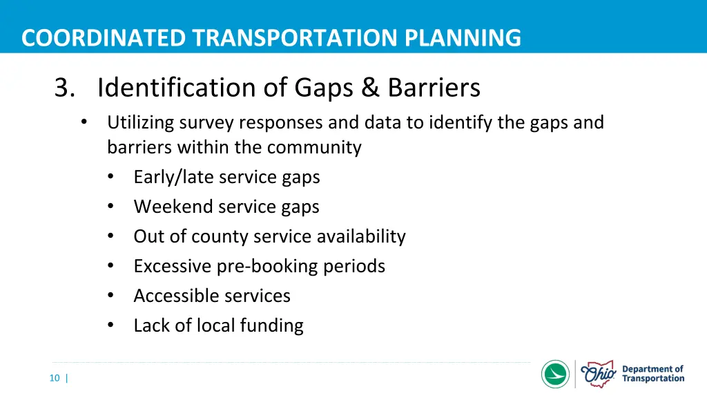 coordinated transportation planning 6