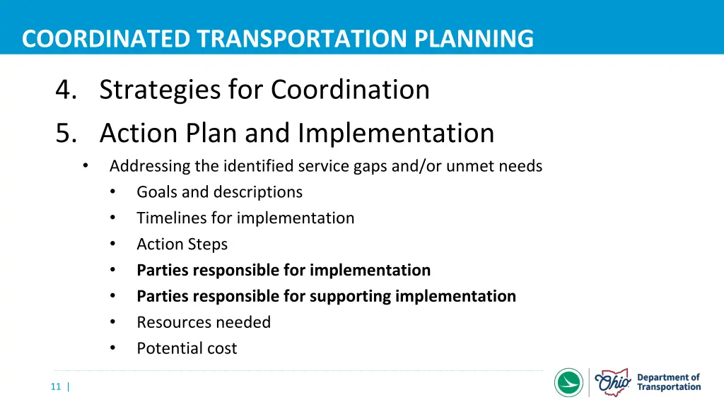 coordinated transportation planning 7