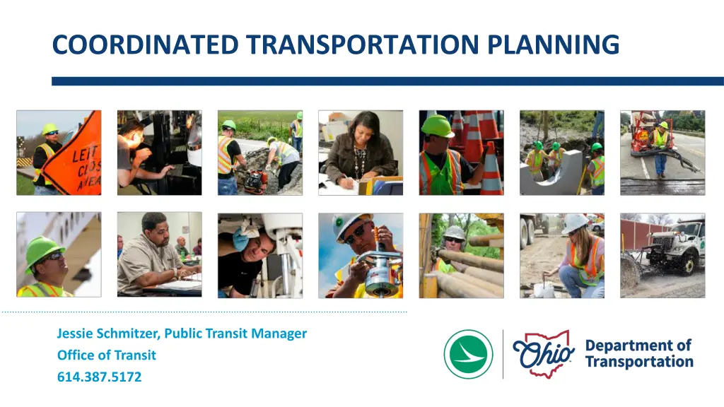 coordinated transportation planning