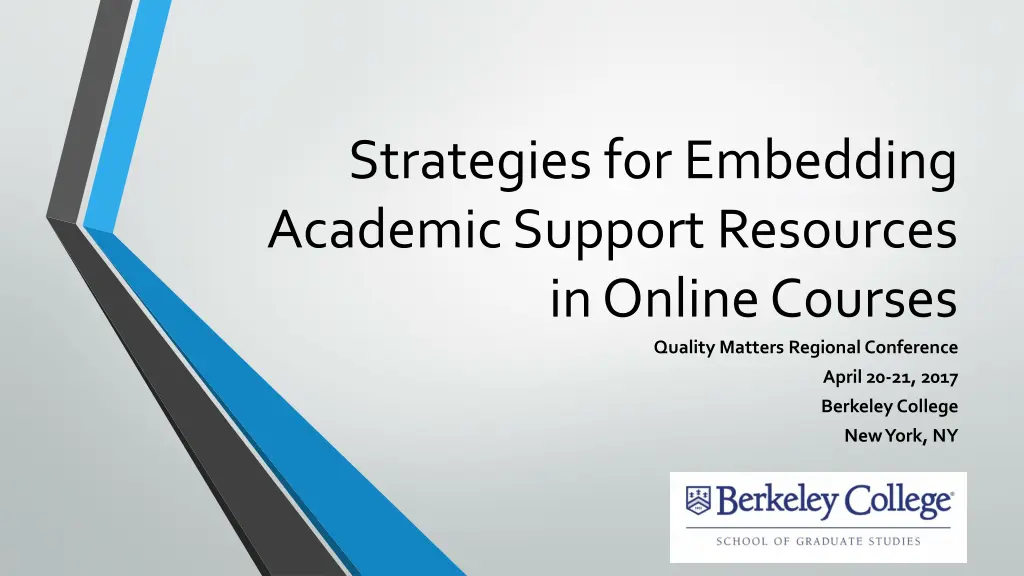 strategies for embedding academic support