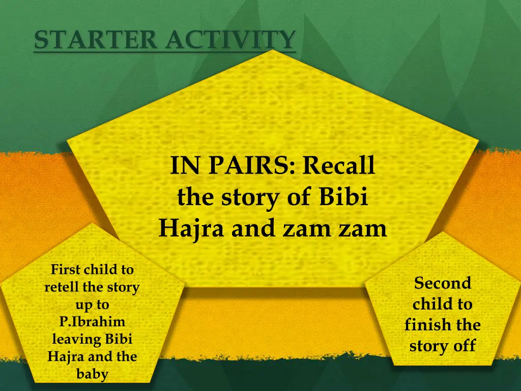 starter activity