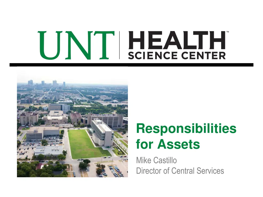 responsibilities for assets