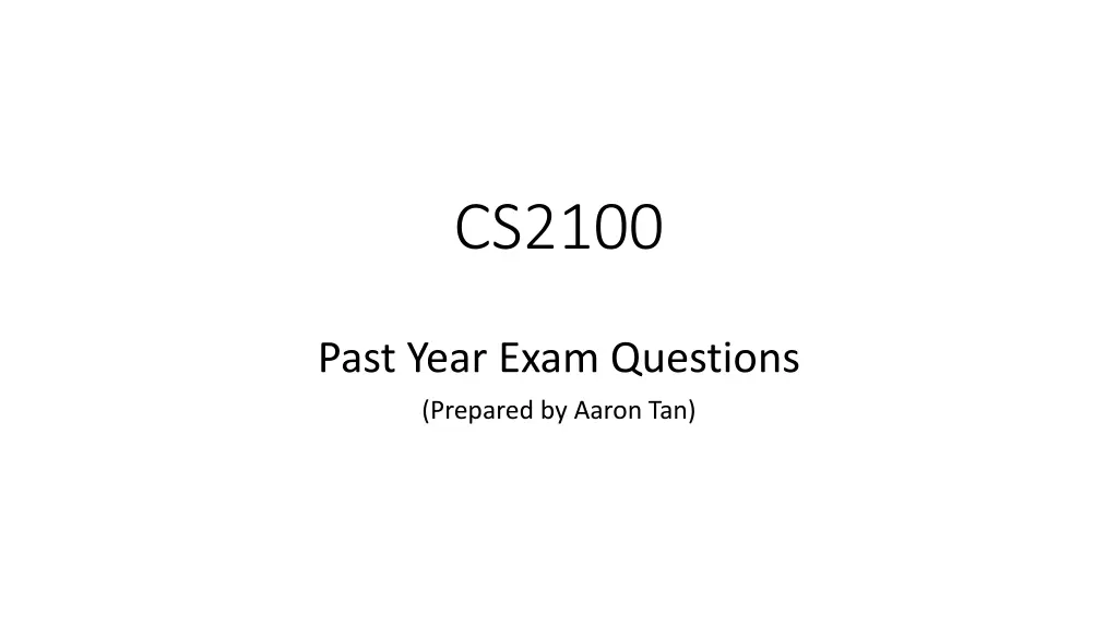 cs2100