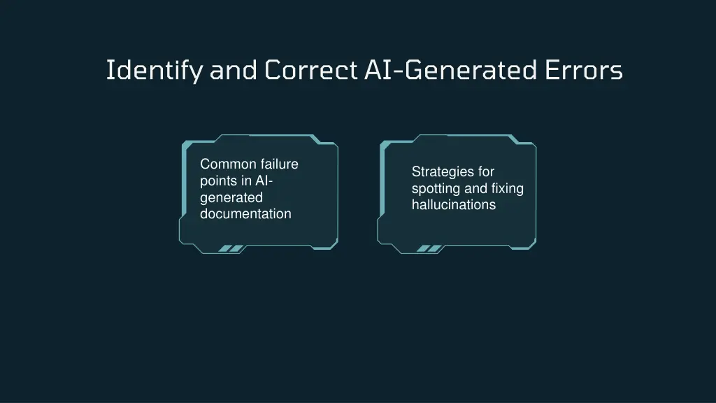 identify and correct ai generated errors