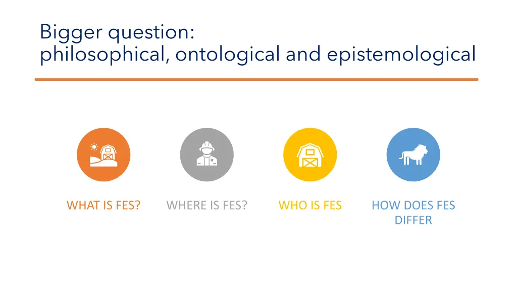 bigger question philosophical ontological