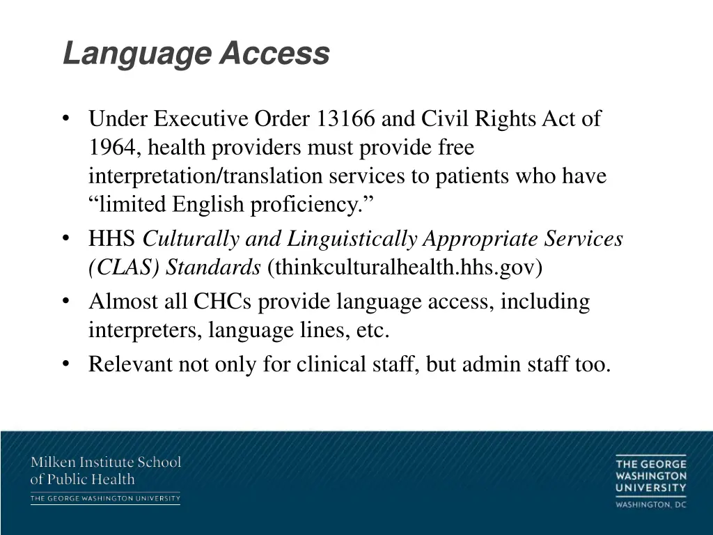 language access