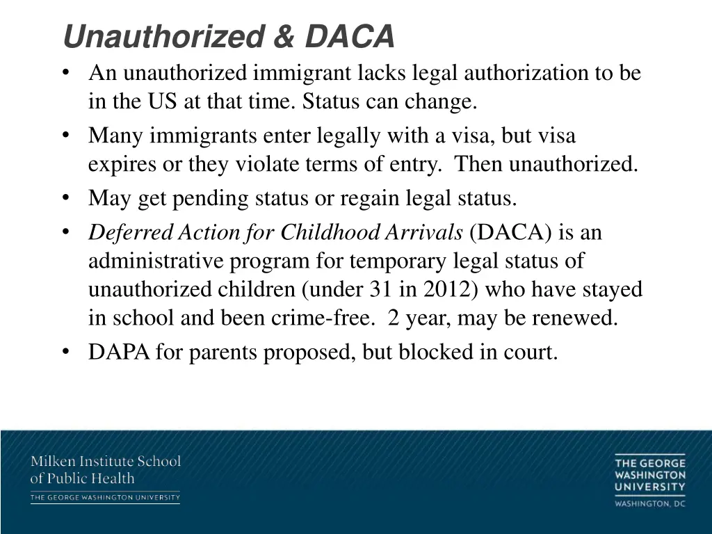 unauthorized daca