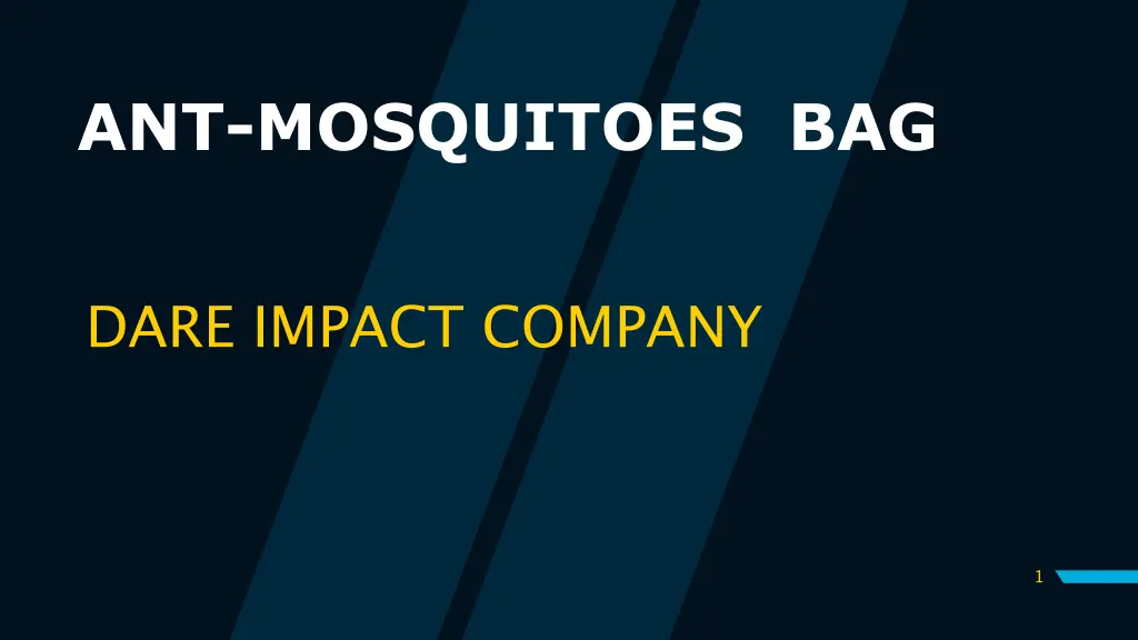 ant mosquitoes bag