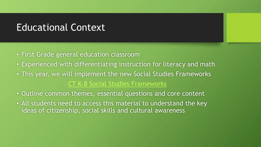 educational context