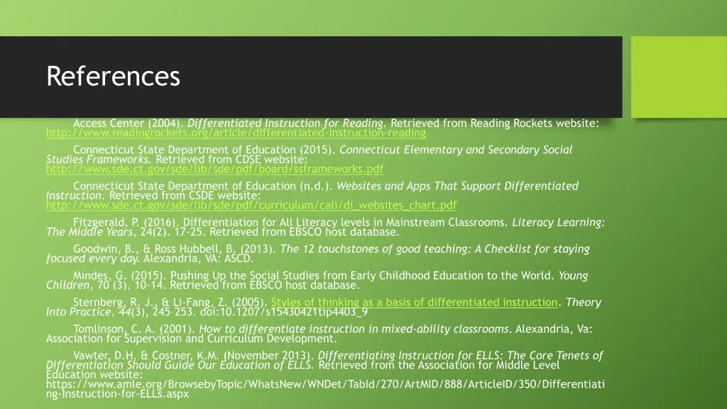 references