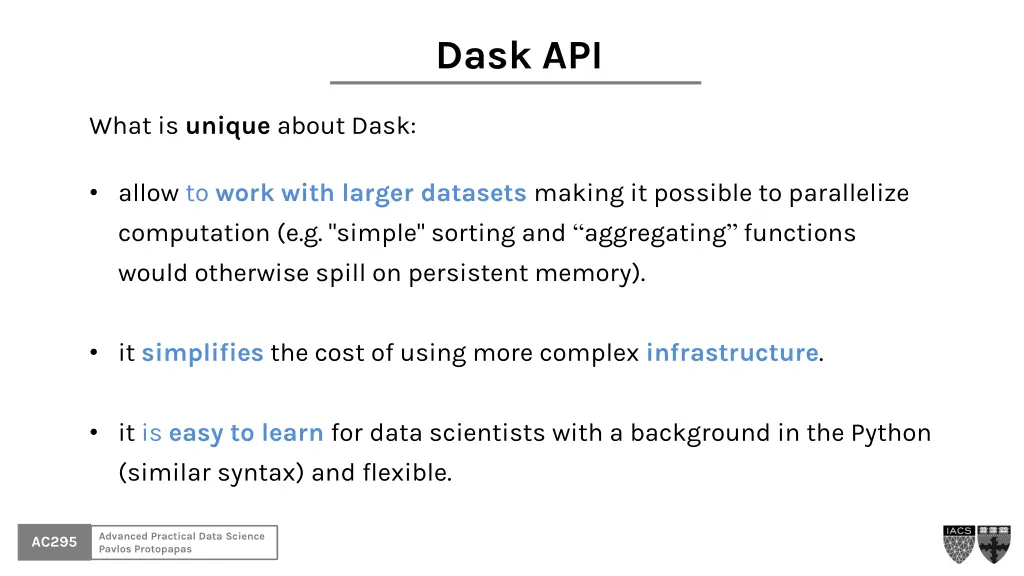 dask api
