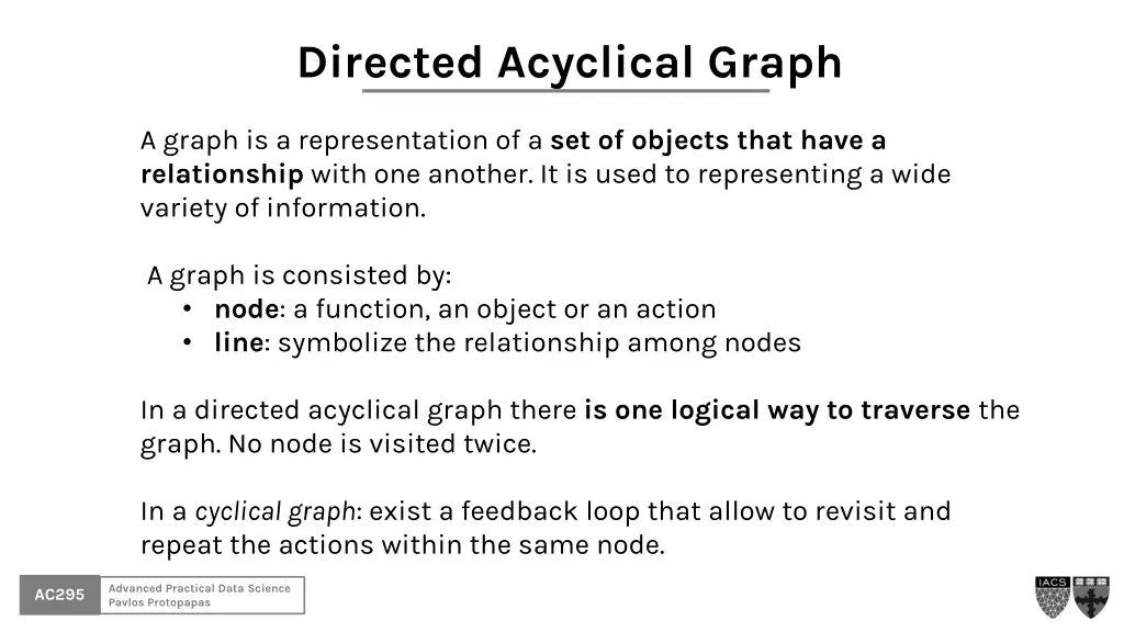 directed acyclical graph