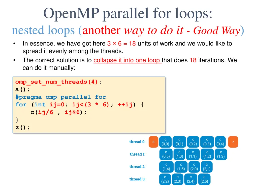 openmp parallel for loops nested loops another