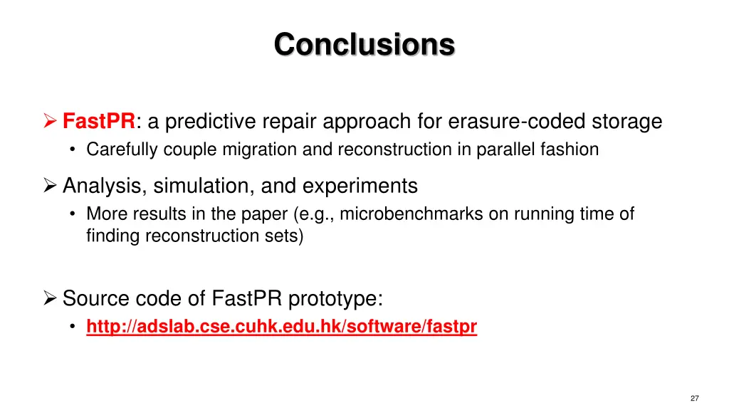 conclusions