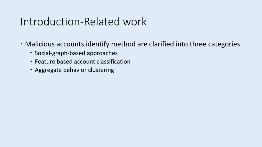 introduction related work